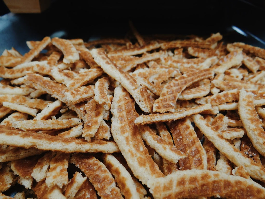 Lots of Stroopwafel Crumbs