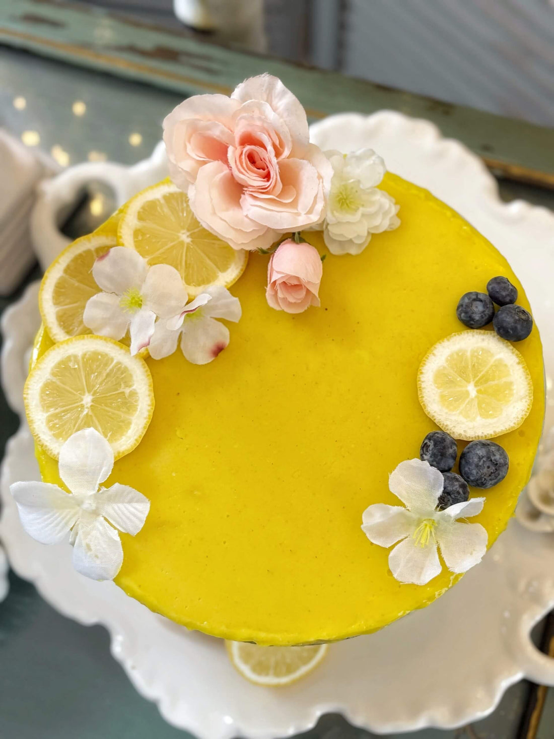 Lemon Tart with Stroopwafel Pie Crust
