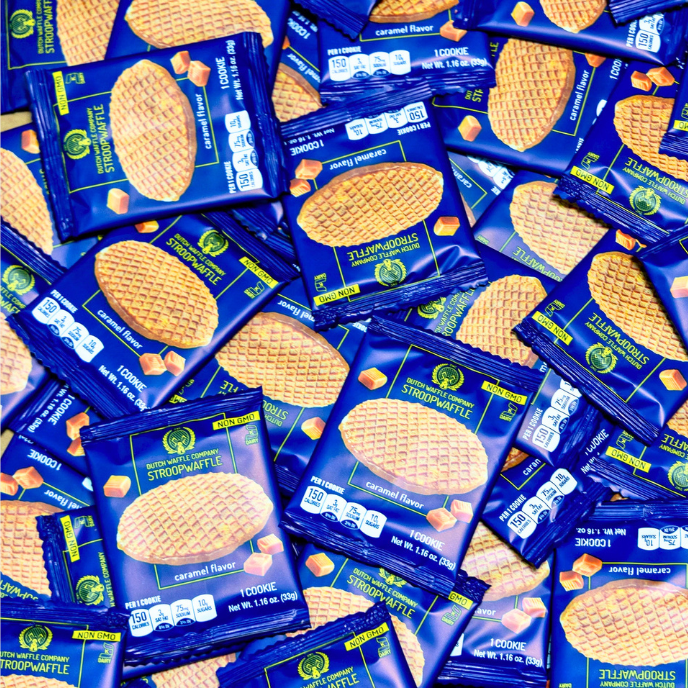 90 single pack party size stroopwafels for your family or friends gathering only $0.93 a piece