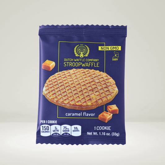 16 Classic Stroopwafels - Single Packs (16 x 1)