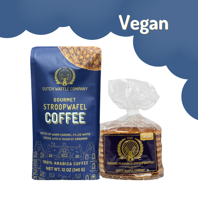 Coffee and Vegan Stroopwafels combo