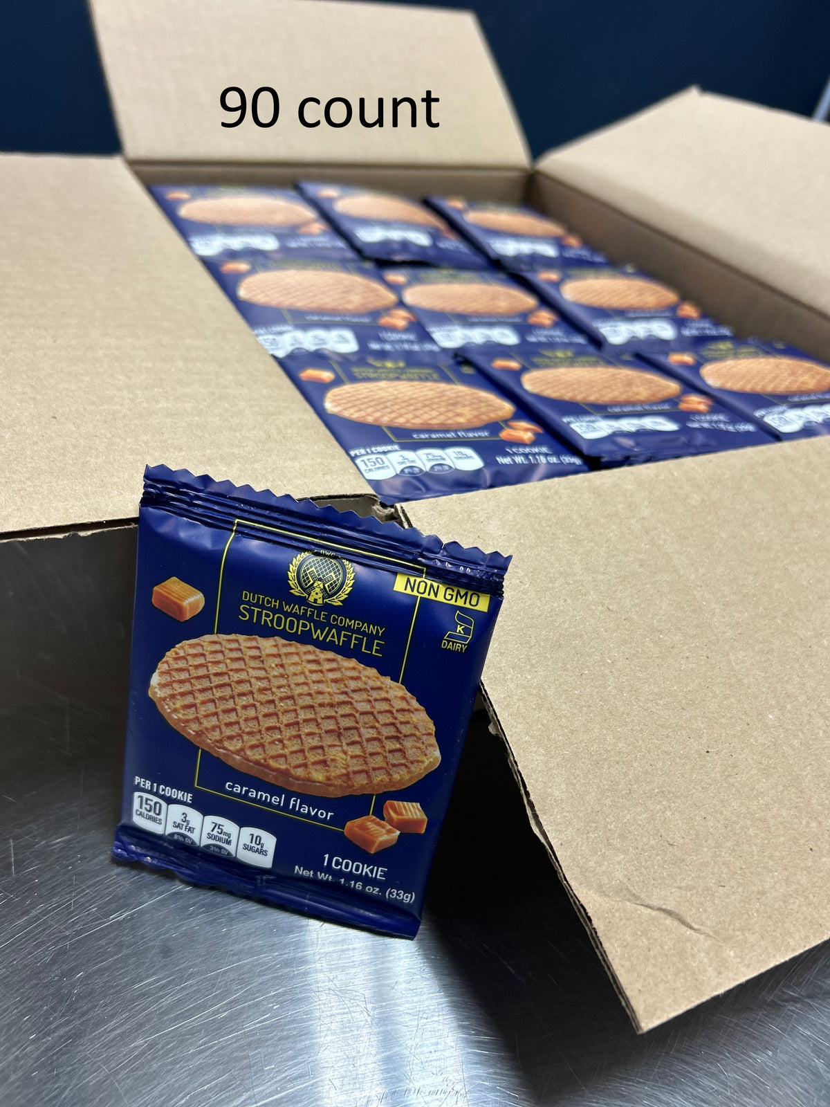 The Stroopwafel Sharing Box – 90 Individually Wrapped Stroopwafels