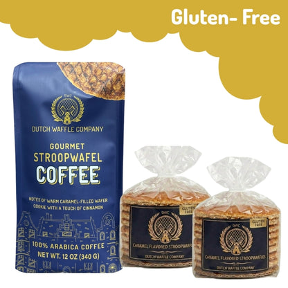 The Stroopwafel Coffee Moment™ | Coffee + 16 Gluten Free Stroopwafels