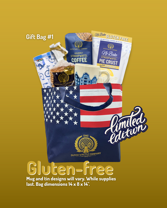 250 years USA Deluxe Gluten Free Stroopwafel Gift Bag