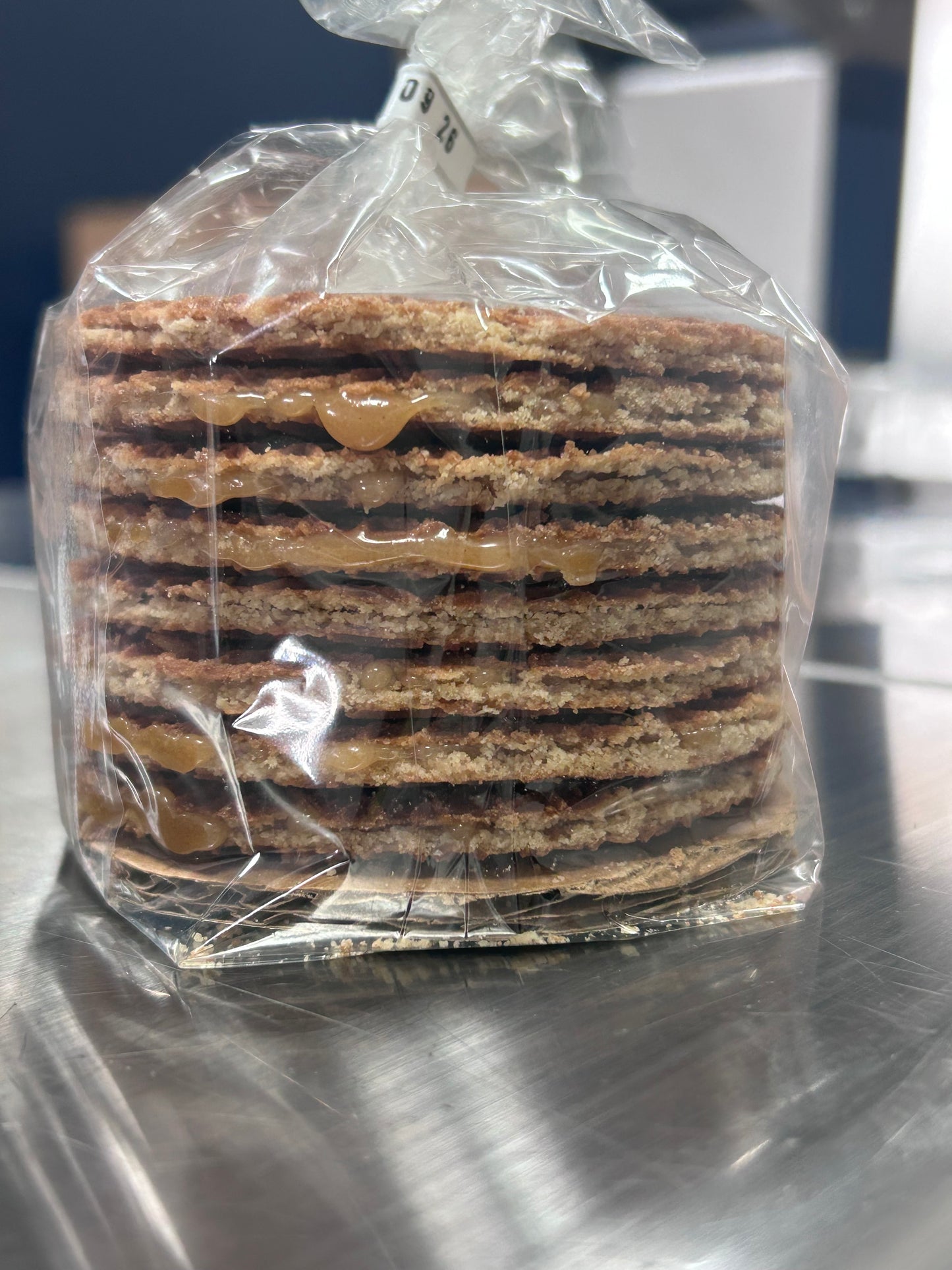 32 Gluten-free/Vegan Stroopwafels (no dairy/no eggs) in 4 bags of 8