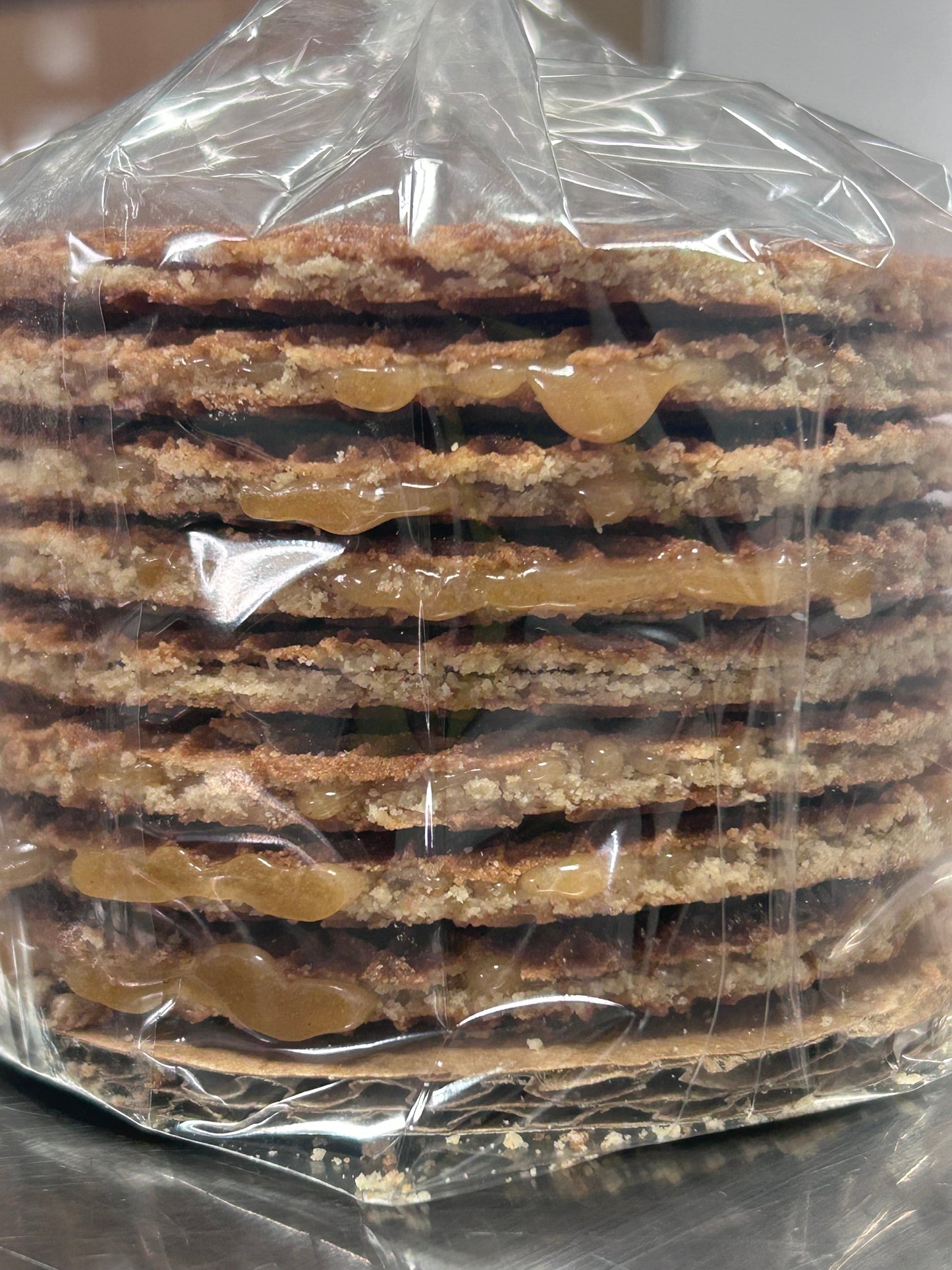 32 Gluten-free/Vegan Stroopwafels (no dairy/no eggs) in 4 bags of 8