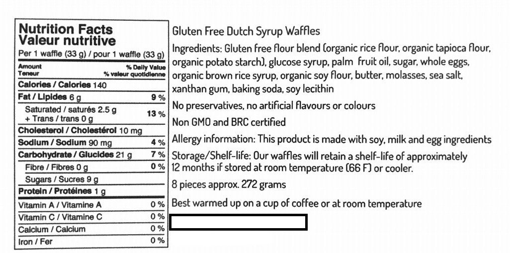 Dutch Design Stroopwafel Tin Can with 8ct Gluten Free Stroopwafels Combo