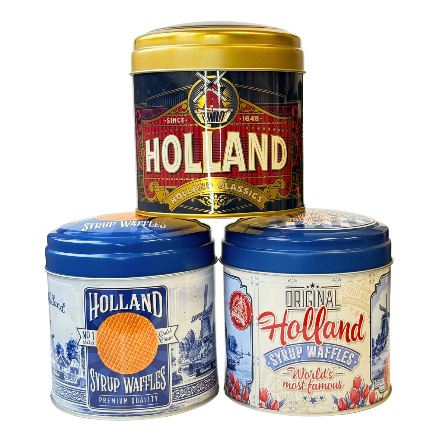Dutch Stroopwafel Tins – Choose Your Favorite Design