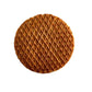 A stroopwafel from above